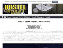 Tablet Screenshot of dream-hostel.pl